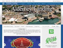 Tablet Screenshot of alderneylanding.com